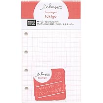 Amazon.co.jp: ナガハシ印刷 システム手帳リフィル マイクロ5穴 方眼